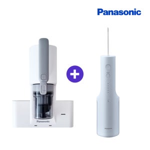 [기획세트] 파나소닉 UV살균 침구청소기 + 무선 제트워셔 구강세정기 EW-DJ26