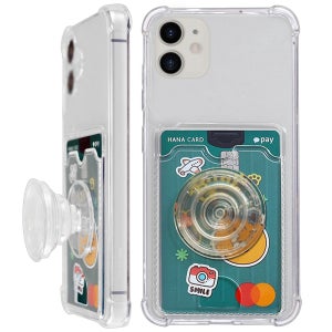 아이폰11 카드 수납 그립 톡거치대 케이스