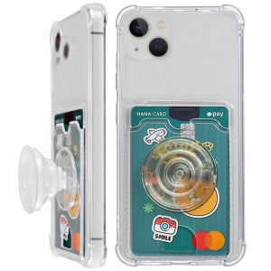 아이폰14 플러스 카드 수납 그립 케이스