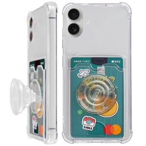 아이폰16 카드 수납 그립 톡거치대 케이스