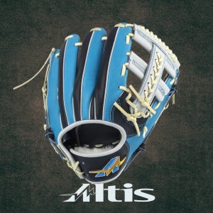 알티스 와규 I-610 내야수용 십자웹 야구 글러브 네이비/스카이블루/화이트