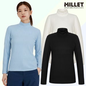 밀레가을긴팔티 여성 루시 터틀넥 베이스 레이어