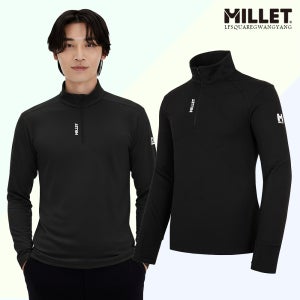 밀레가을긴팔티 남성 디맥스 집업 스판