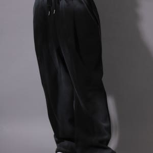 더티스프레이 합포 원턱스트링팬츠 2C 오버핏 빅사이즈 짐웨어 와이드