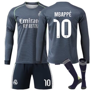 (동계긴팔) 레알마드리드 음바페 호날두 어웨이 25/26 축구복 아동 주니어 유니폼