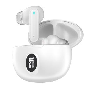 케이맥스 무선 블루투스 이어폰 커널형 LCD 노이즈캔슬링