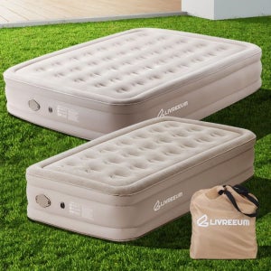 캠핑 에어 매트 원터치 자동 야외 침대 손님용