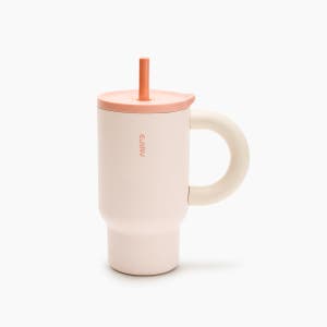 에지리 무아 스테인리스 텀블러 (세척솔 포함) 770ml, 피치, 1개