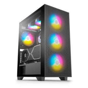 DAVEN APEX V2 컴퓨터 조립 미들타워 블랙 케이스