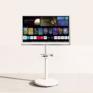 [으뜸효율환급대상] LG전자 룸앤티비2세대 27TQ600SW + 이동형스탠드 삼탠바이미 스탠바이미 27인치 화이트 스마트 모니터 캠핑 유튜브 넷플릭스