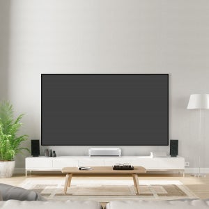 HOME ALR 액자스크린 100인치 4K UHD 블랙 HS-CAJ-B100