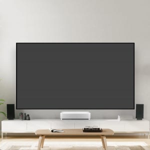 HOME CLR 액자스크린 120인치 4K UHD 블랙 HS-CAB120
