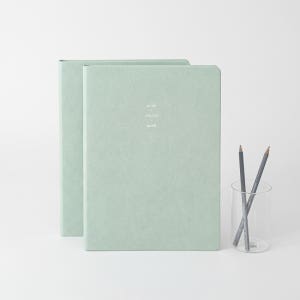 [바이풀디자인] 생각보관함 A4 주간 2026년 민트