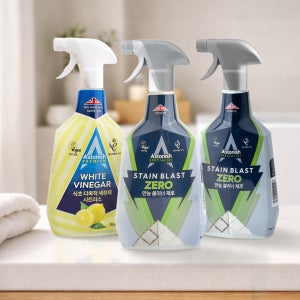 [본사] 아스토니쉬 만능제로 곰팡이 제거제 750ml 2개 +식초 다목적 클리너 750ml 1개 세트