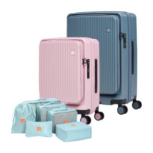패밀리 트래블 세트 3 리옹 캐리어 55cm(20인치)+66cm(25인치)+6종파우치