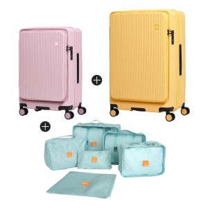 패밀리 트래블 세트 2 리옹 66cm(25인치)+76cm(29인치)+6종파우치 캐리어