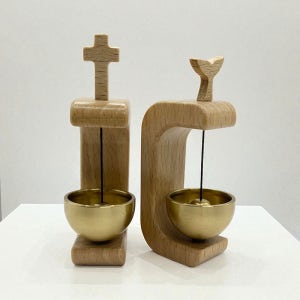 문종 현관 풍경 종 가게 벨 도어벨 십자가 고래꼬리 선물 위딘우드