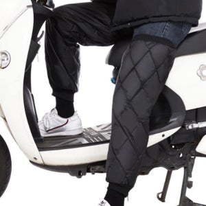 라이더 레그 다리 보온 자전거 오토바이 배달원 지퍼형 밴딩 겨울 방한 바람막이 누빔 패딩