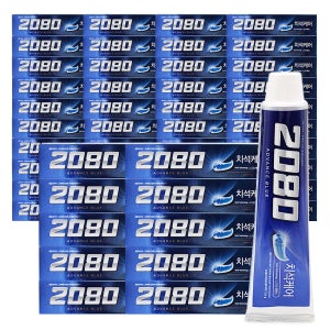 애경 2080 어드밴스 블루 치약 120gx50개 치석케어