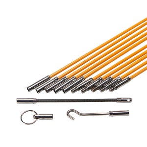 미츠바치 전기 낚시대 요비선 인출선 4mm 1m X 10개 세트 안내선 전선관 케이블 작업