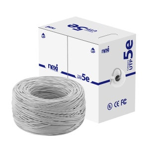 넥시 CAT5E UTP 랜케이블 박스 300m, 그레이