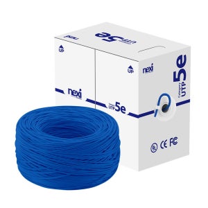 넥시 CAT5E UTP 랜케이블 박스 300m, 블루