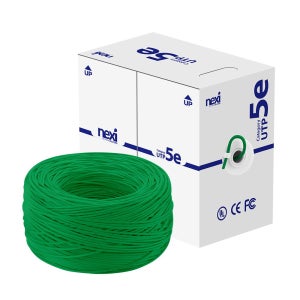 넥시 CAT5E UTP 랜케이블 박스 300m, 그린
