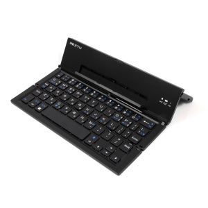 이지넷 4단 접이식 무선 블루투스키보드 핸드폰 태블릿 연결가능 휴대용 NEXT-K380BT