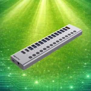 이지넷 17포트 멀티 포트 C타입 USB3.0 허브 SD카드 리더기 유이싱 UH3017