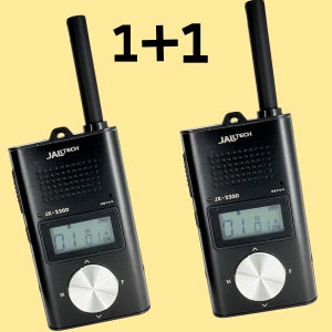 1+1 잘텍 JX-220D 초소형 디지털 생활무전기 스키장 병원 업소용 매장 JX220후속