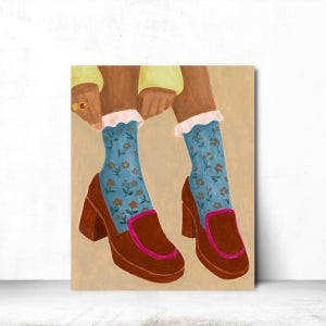 마지아갤러리 파스텔 추상화 정물화 포스터 모던 아트 인테리어액자 캔버스 대형 31x41cm