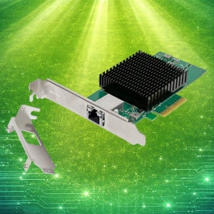 이지넷 PCIe x4 싱글쿠퍼 RJ45 마벨 10G 서버랜카드 래모딘587CP-10G-MV