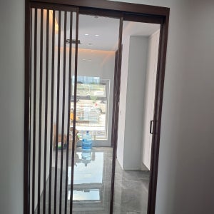 초슬림 3연동 간살 시공포함 중문 현관 슬라이딩 투명일반유리 1짝 간살