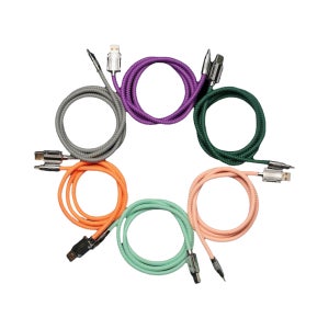 [프로덕트피알] 6컬러 뮬 고속충전케이블 꼬임방지 1M USB C타입 8핀 PD 60W 초고속충전기 아이폰 갤럭시 노트북