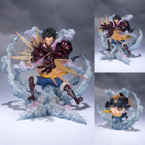 반다이 Figuarts ZERO 원피스 EXTRA BATTLE 몽키 D 루피 기어4 사자 바주카 재판 피규어