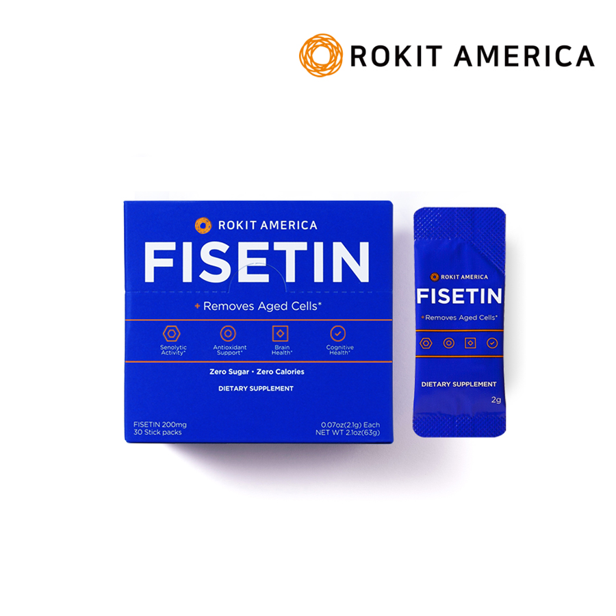 로킷아메리카 고용량 <b>피세틴</b> 스틱파우더 200mg 1세트