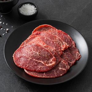 한우 원뿔 +1등급이상 홍두깨 200g 소고기 전용 육전 불고기용