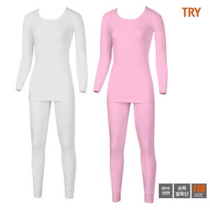 홈란쥬 트라이 여성 60수 고급면100% 노빌리티 추동내복 J05