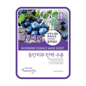 네이처바이 블루베리 에센스 마스크팩 23gX50매입