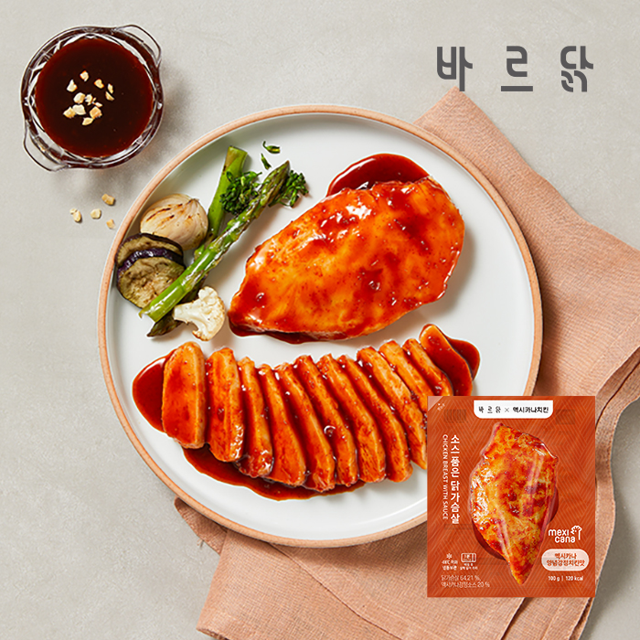 소스 품은 닭가슴살 멕시카나 양념강정치킨맛 제품 이미지