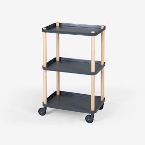 GRUET 트롤리 3단 다크그레이 5006.1844