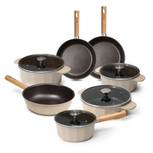 STOLTZ 슈톨츠 초코 냄비 프라이팬 궁중팬 IH 인덕션 주방 필수 7종 세트 (편수18+양수20+양수24+전골24+팬24+팬26+웍26)