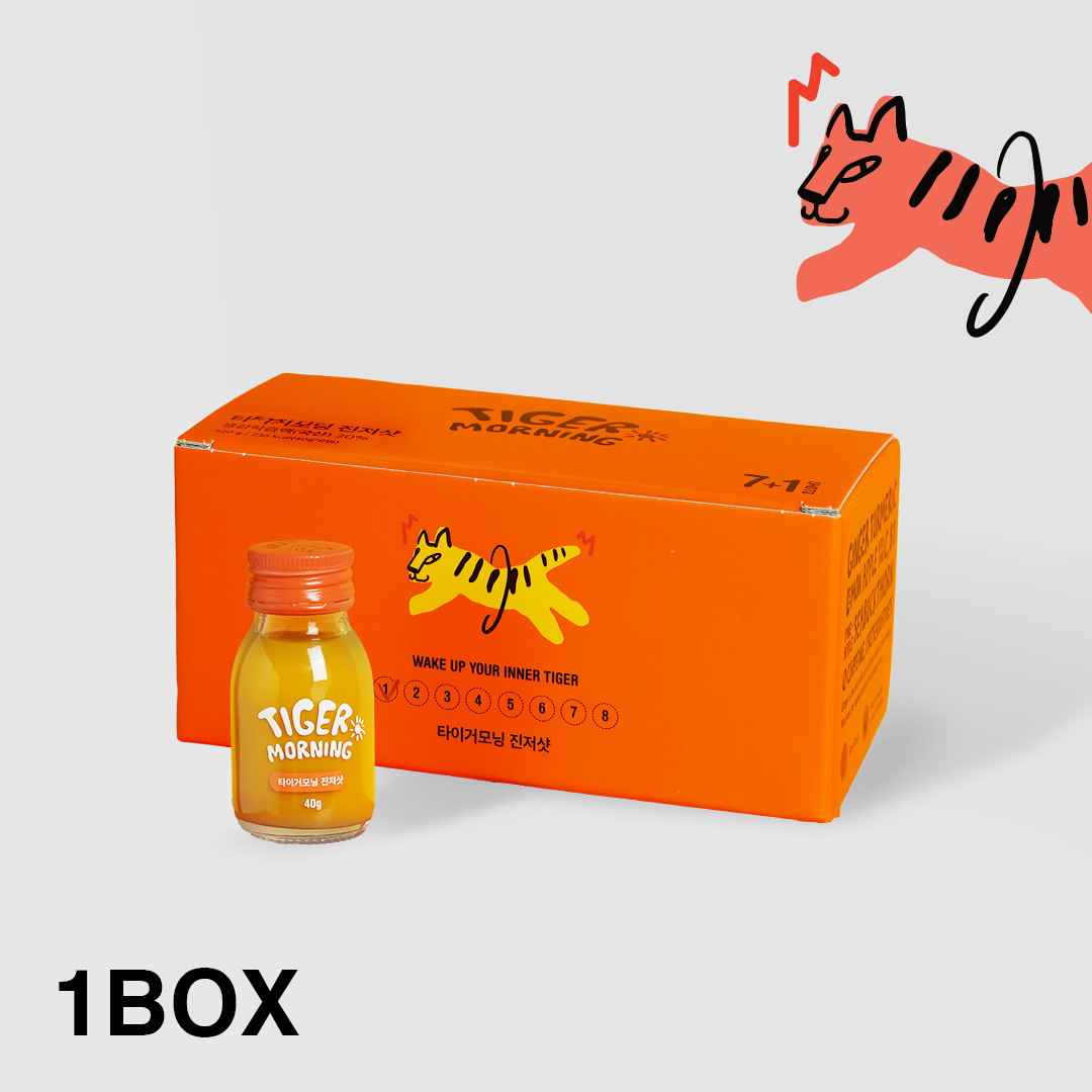 타이거모닝 <b>진저</b>샷 미니보틀 8개입, 1개