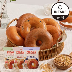 밀스 고단백 카무트 저당 통밀베이글 3종 6개입 (플레인/올리브/블루베리)