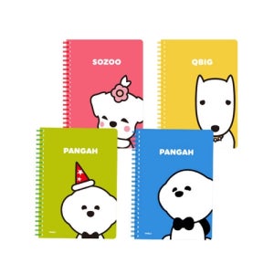 양지 기다려빵아 합지노트25/ 148x210mm 72매 표지랜덤