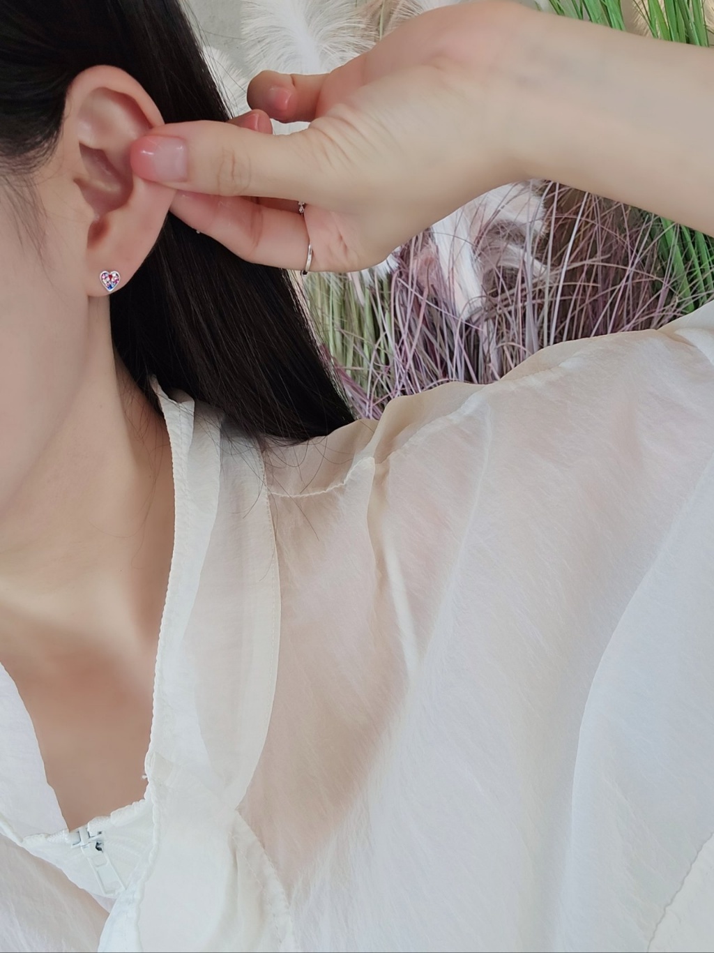 클루 하트 귀걸이