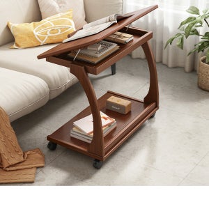 각도 조절 북스탠드 원목 발표대 스탠딩 눕서대 화이트