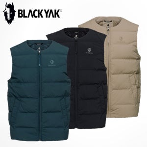 블랙야크 기능성 경량 패딩조끼 남성 거위털 등산복 캐주얼 겨울 롯지 퀼팅 구스다운 베스트