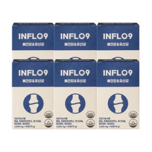 [칼슘 마그네슘 2:1 흡수율UP] 인플로나인 뼈건강 칼마디 유산균 비타민K 5중기능성 분말 스틱 부모님선물 2.5g, 180개