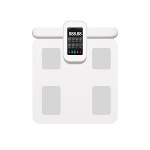 LeaOne 스마트 체지방 체중계 인바디 모바일앱 화이트